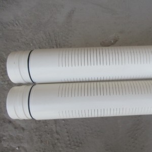 2 tommer SCH40 stiv PVC-rørledning tilpasset slotrør